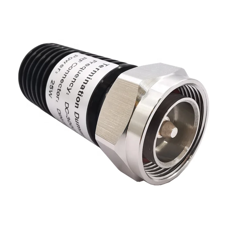 

25W 7/16 DIN male plug connector 50 ohm DC-3GHz Dummy load Termination Load RF DC-3000MHz