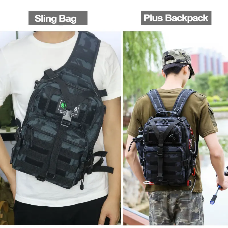 20L Tactical Assault Bag Fishing Military Sling Backpack Molle for Outdoor Hiking Camping Hunting Backpack Bag Travel XA1A