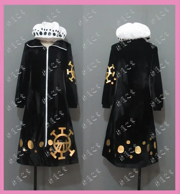 

Anime Trafalgar Law/Trafalgar D Water Law Cosplay Kimono Robe Full Suit Outfits Adult Party Coat Halloween Carnival Costume
