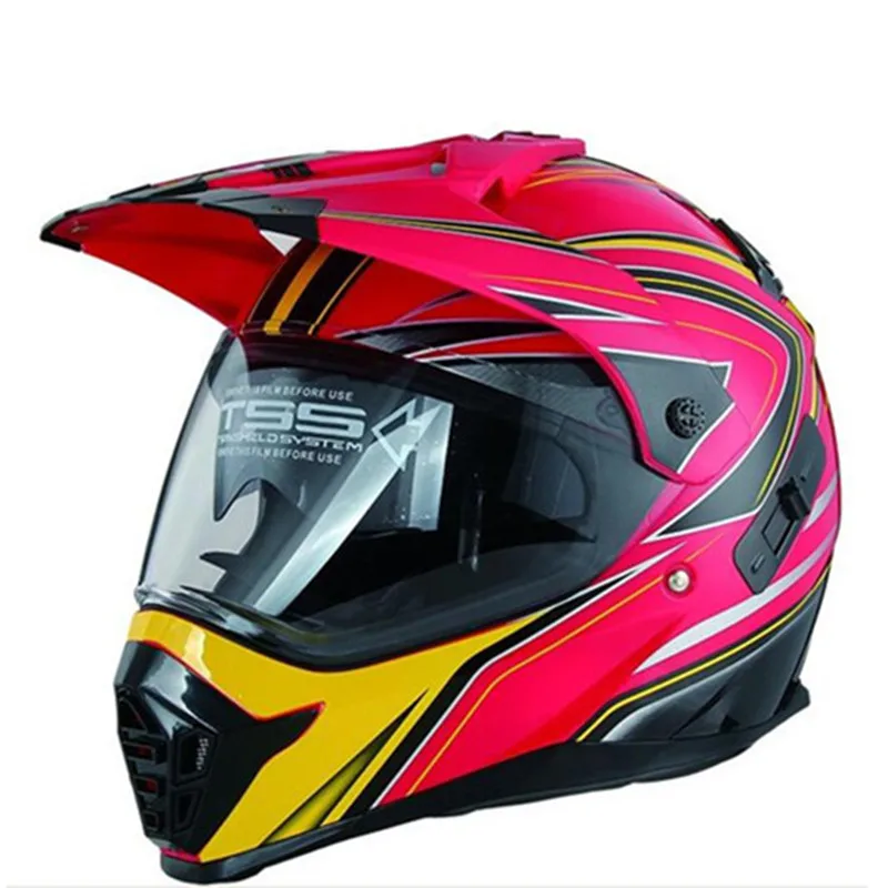 

Red Yellow Motocross Helmet Motocross Capacete De Capacete Cascos Para Casque Moto Motorcycle Accessories Atv Motorcycle Kask