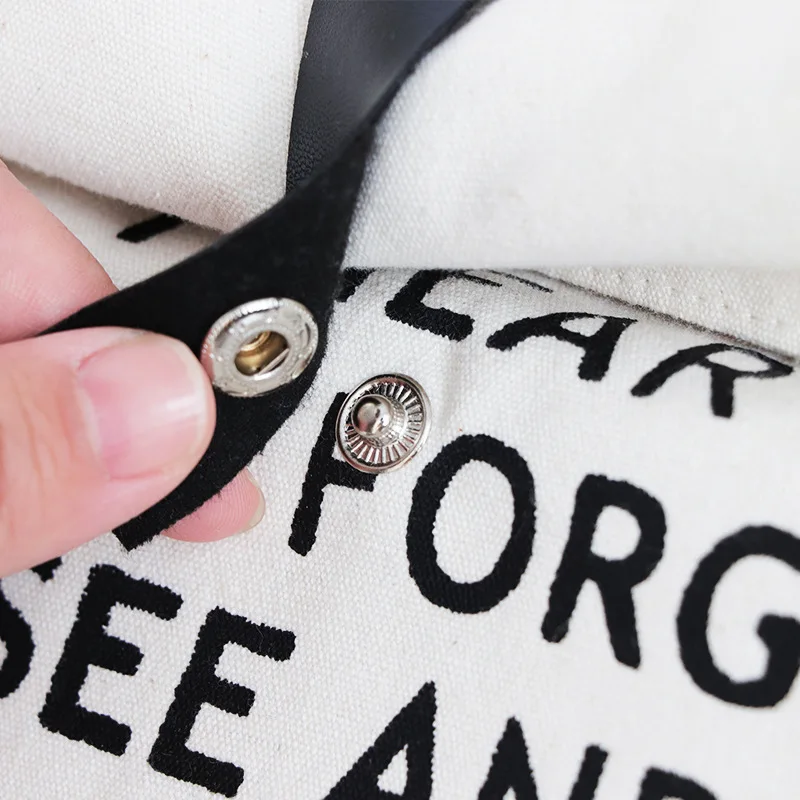 Lunch Box Simple Japanese Style Canvas Insulated Lunch Bag Portable Thick Aluminum Foil Thermal Bag Portable Food Bags for Women