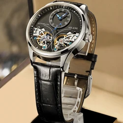 2022 Nieuwe Ailang Brand Mannen Automatische Mechanische Horloges Top Leatehr Waterdichte Steampunk Horloges Heren Skeleton Klok Rome Relogio