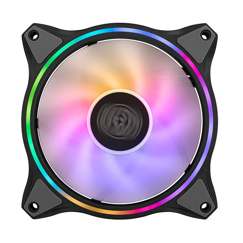 

Cooler Master MF120 HALO 120mm silent and colorful ARGB PWM chassis fan, support Shenguang synchronization