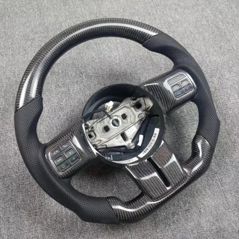 Customized Racing Carbon Fiber Steering Wheel For Jeep Grand Cherokee Compass Wrangler Patriot 2011 2012 2013 2014 2015 2016