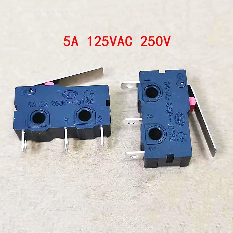 Three-foot medium-sized micro button limit switch stroke switch KW11-B 3P copper point internal buckle contact switch