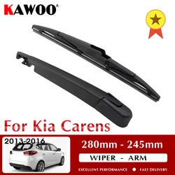 KAWOO Car Rear Wiper Blade Blades Back Window Wipers Arm For KIA Carens Hatchback (2013-2016) 280mm Auto Windscreen Blades