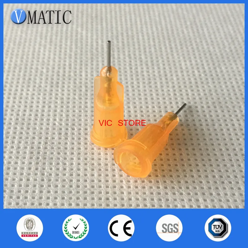 

Free Shipping 100Pcs/Lot 23G 1/4 Inch Stainless Steel Tip Dispensing Screw Needles Orange Color Syringe Needle Tips