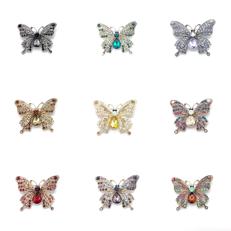 PD BROOCH 2025 New High-end Exquisite Butterfly Brooch French Design Exquisite Animal Service Accessories