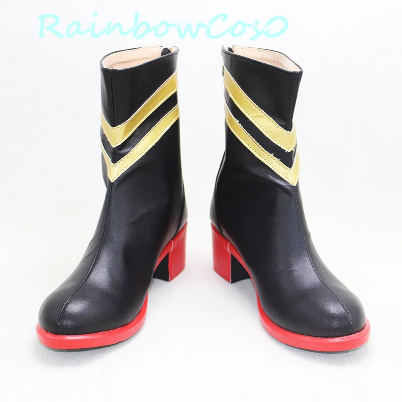 앙상블 별 Amagi Hiiro 코스프레 신발 부츠 게임 애니메이션 할로윈 RainbowCos0 W1614