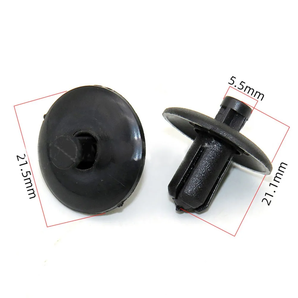 4D0807300 Panel Clips Panel Folder 10pcs 10x Body Trim For Q3 Q5 Q7 A4 A5 A8 Round Shape Black Durable Hot New