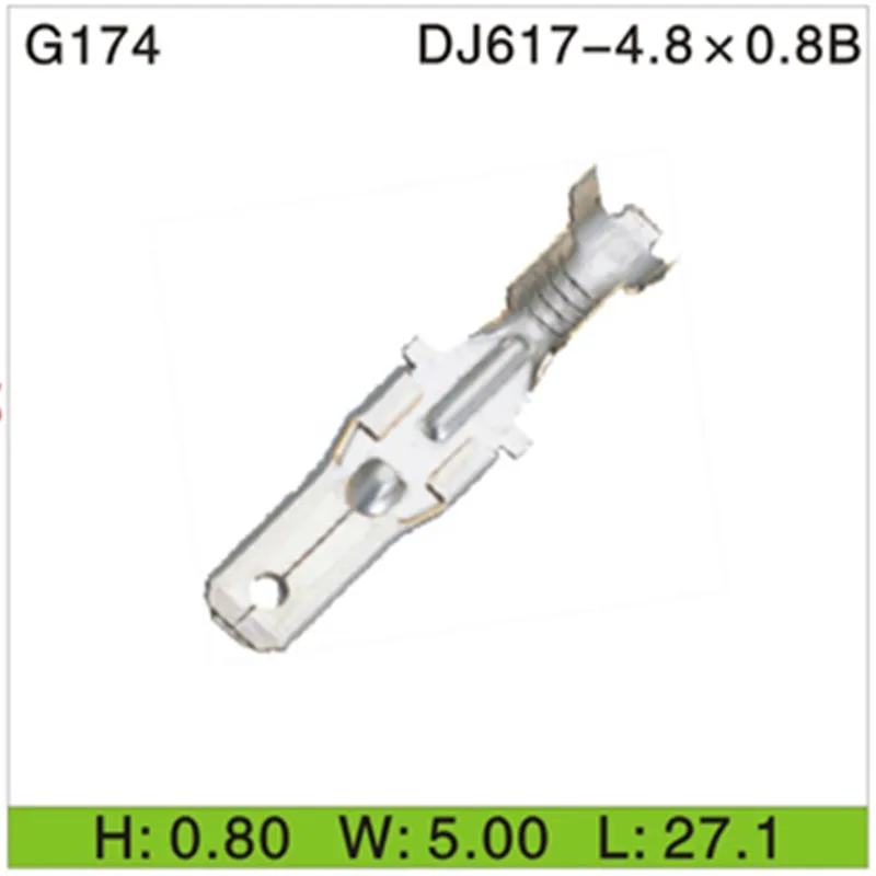 Free shipping 1000pcs Car Electronics & Motorcycle Accessories & Parts G174  male terminal connector