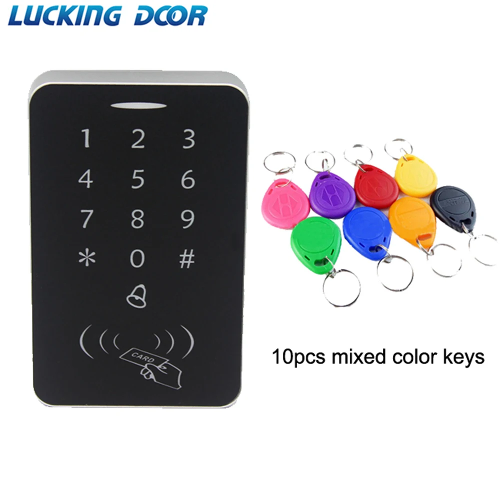 

LUCKING DOOR RFID Access Control System Security Proximity Entry Door Lock RFID/EM Keypad Card Access Control Door Opener