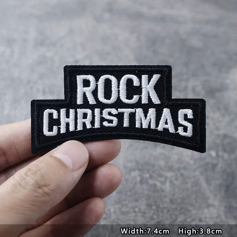 Bands Iron On Patches Apparel Sewing Fabric Handmade Appliques For Clothing Punk Rock Stickers Badges Parche