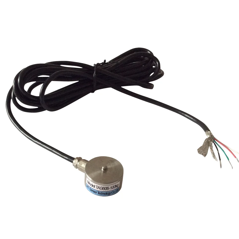 5kg 50kg 100kg 200kg miniature compression button type load cell  force sensor TAS606