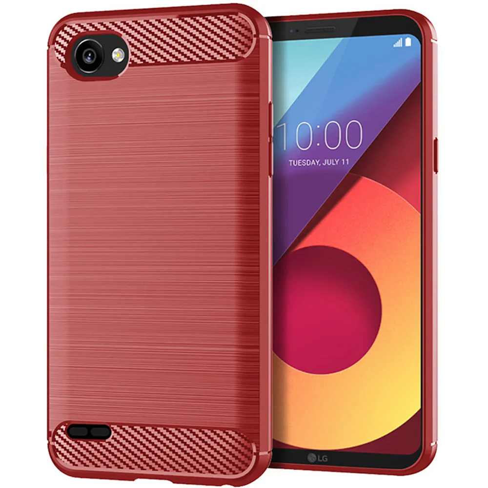 For LG Q6 Case Luxury Full Soft TPU Silicone Cover ShockProof Case For LG Q6 Plus Q 6 LGQ6 Protective Phone Cases