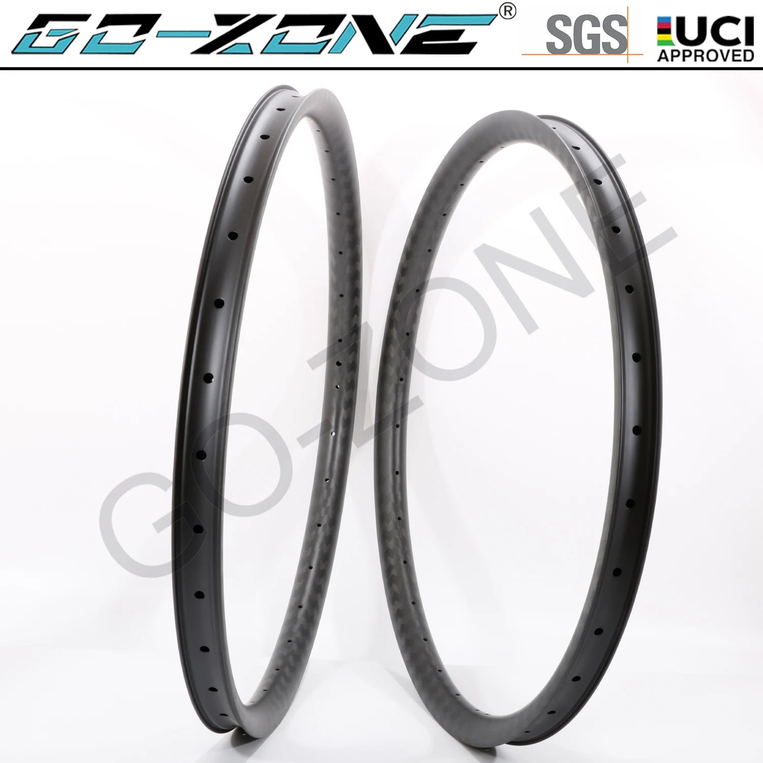 12K Twill Advanced Symmetry MTB Rims 27.5er Tubeless High Quality 27.5inch MTB 30mm 36mm 40mm Carbon 27.5er MTB Rims