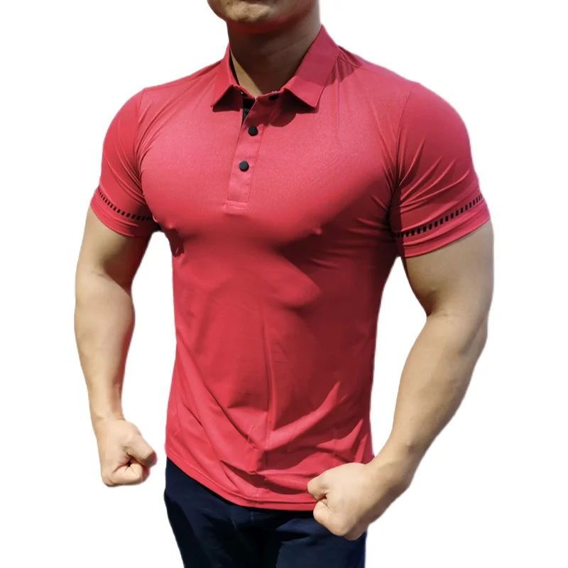 Men Running T-shirt Gym Sport Tracksuit Male Jogging Sweatshirt Homme Athletic Shirt Workout Fitness Clothing Short Sleeve Tops