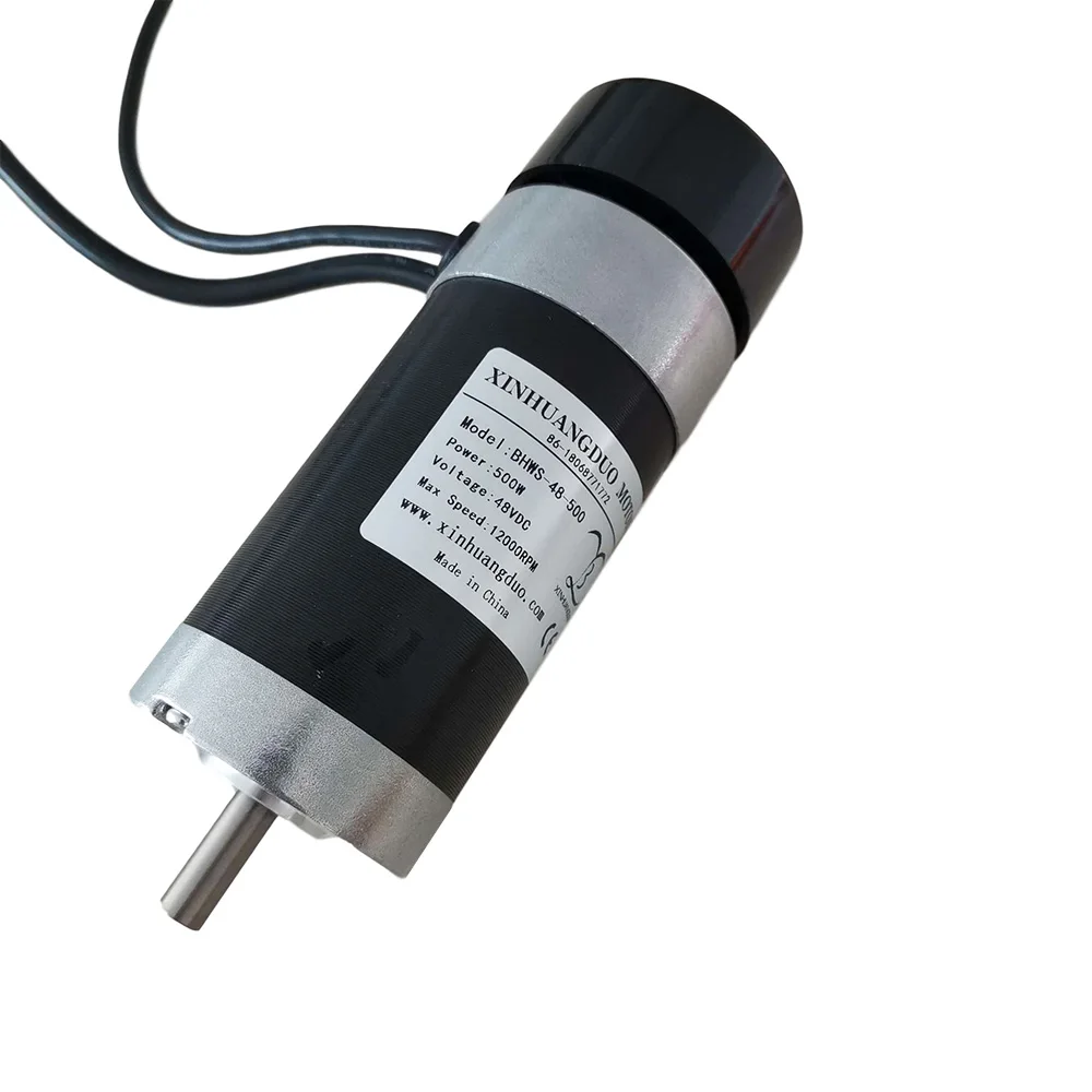 500W High Speed Brushless Motor DC 48V CNC Engraving Milling  Air Cooled Spindle Motor For CNC Engraving Machine