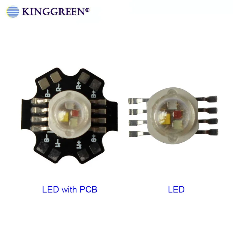 

20X Supper bright 12W RGBW LED lamp beads 45mil Epileds chip 8 pin high power RGBW light source