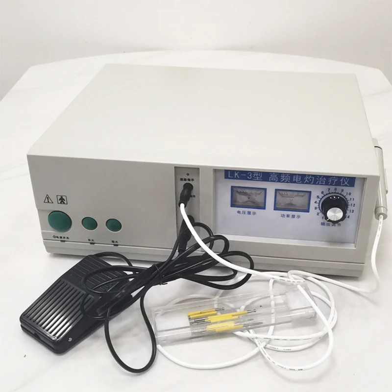 LK-3สูงความถี่ Electrochemical Therapy Instrument Coagulator ไฟฟ้ามีดเดสก์ท็อป Electroion เครื่องบำบัด