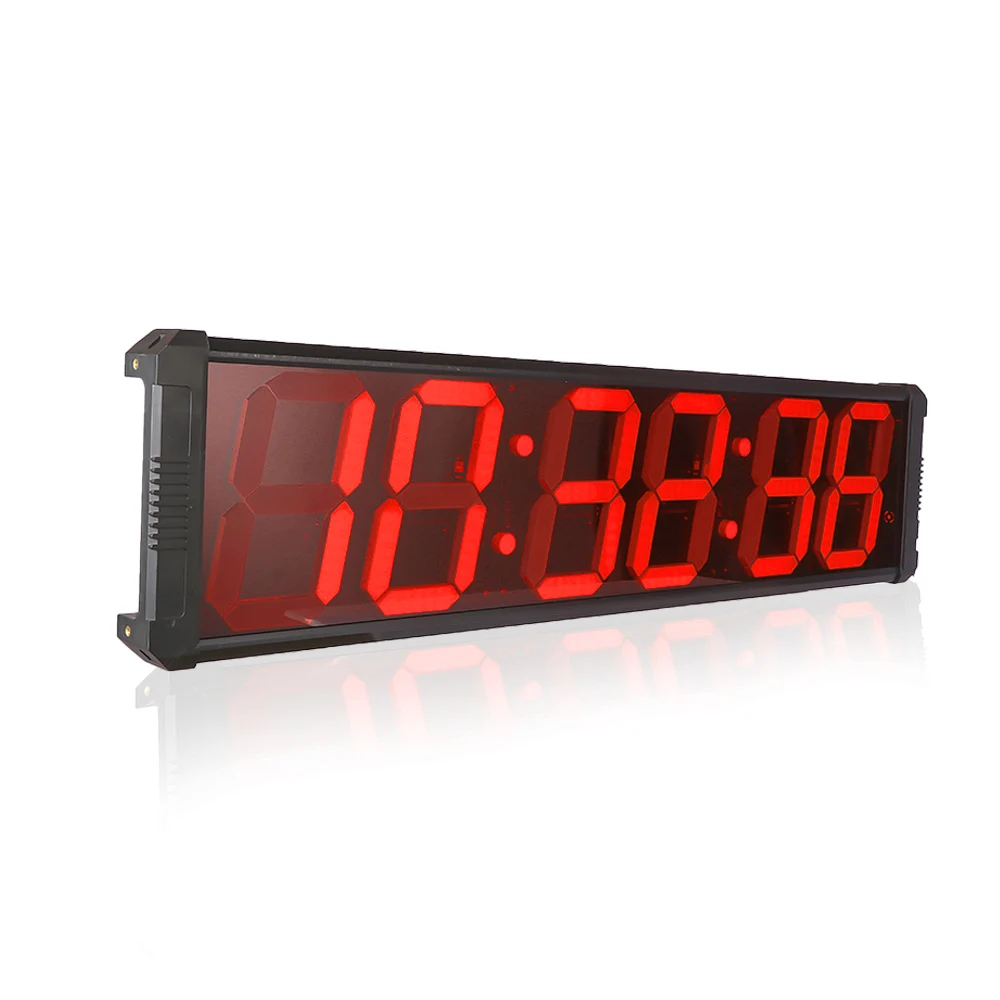 Large Indoor Digital Race Timing Clock LED Wall Clock With Stopwatch And Countdown Timer Alarm Clocks