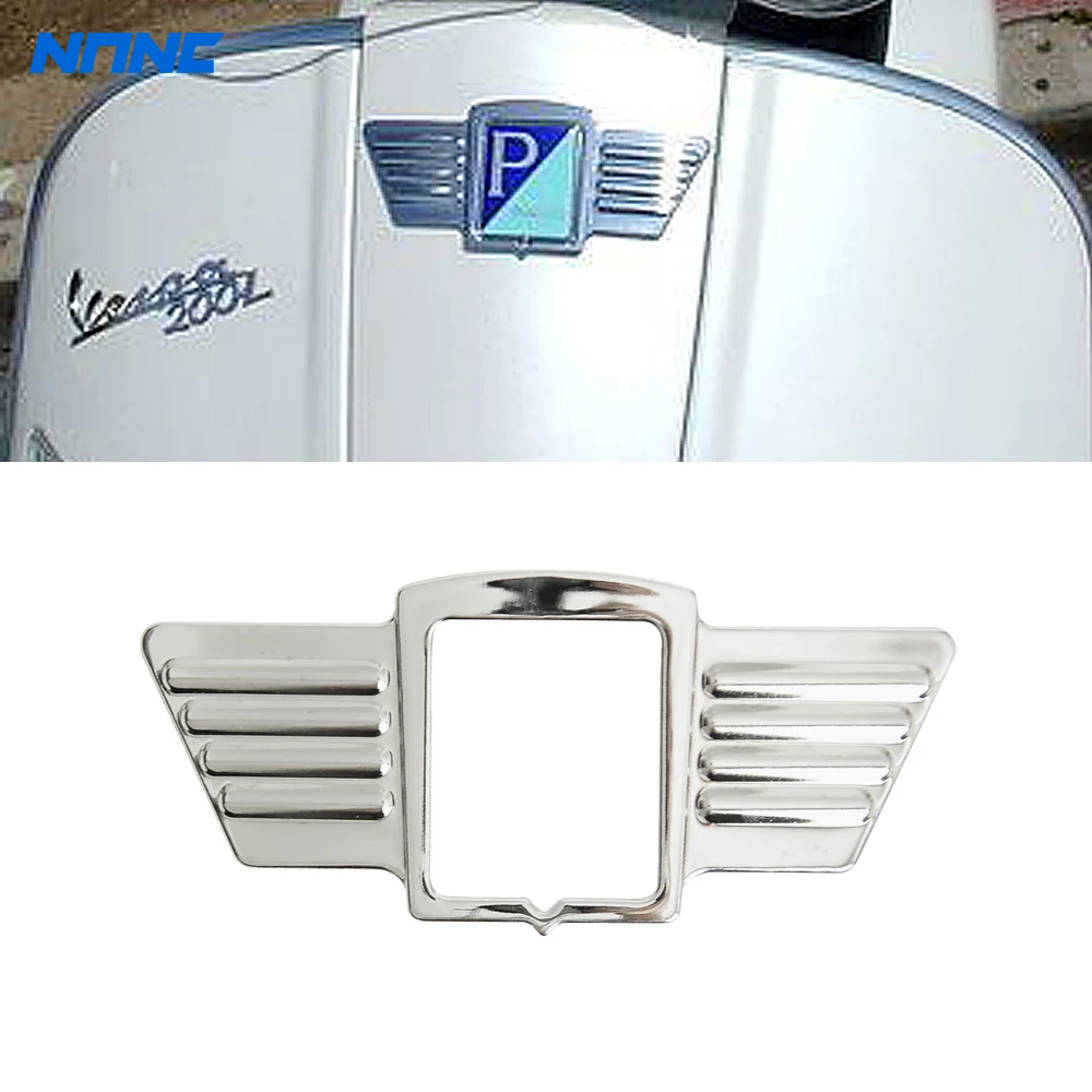 Motorcycle Chrome Wings Logo Trim Case for Piaggio Vespa GS150 GS160 SS180