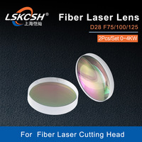 LSKCSH  fiber laser focusing lens/collimator lens D28 F75/100/125 for  BT210 BT230  BM109 Fiber  Laser Cutting Head