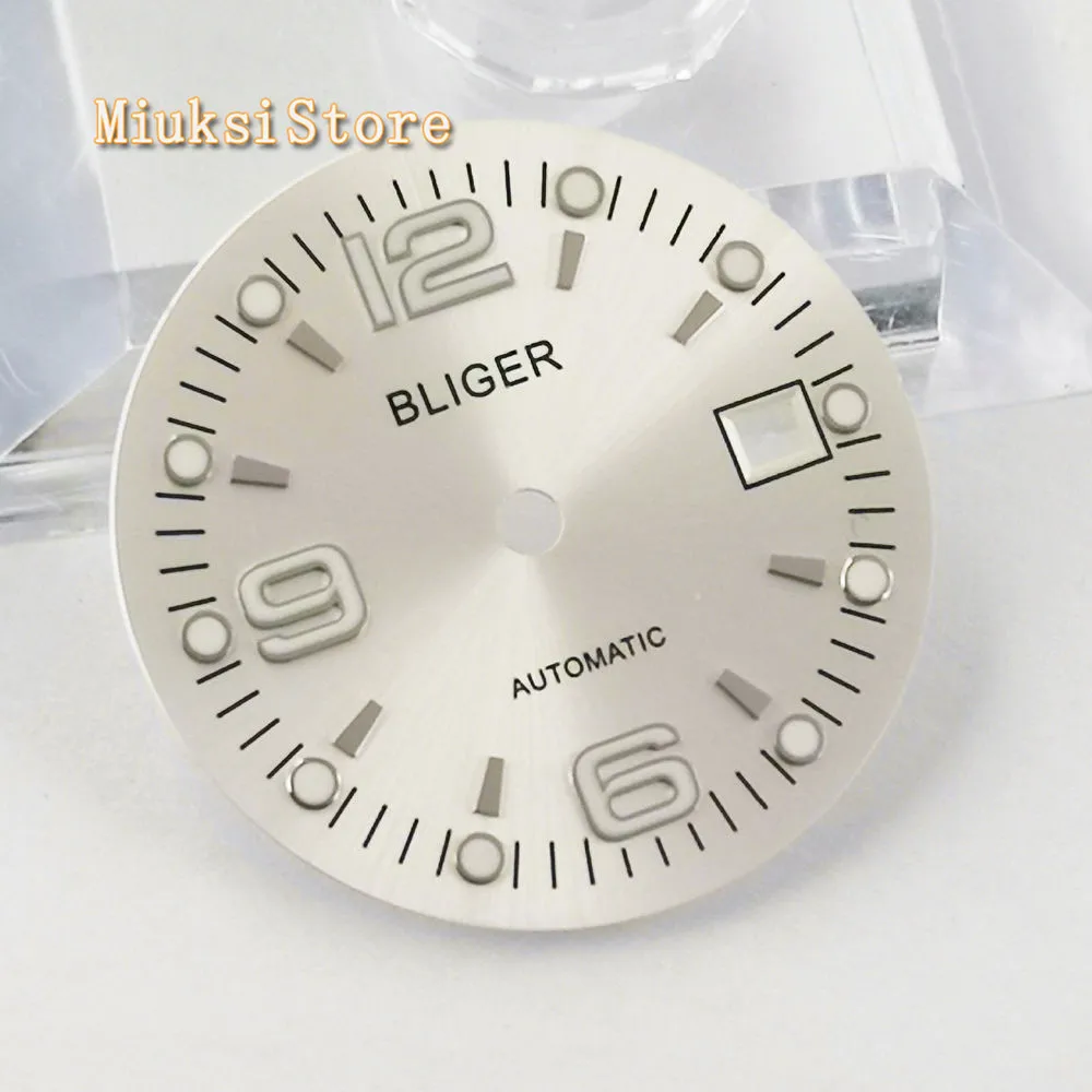 1PCS 31.5mm sterile blue black silver watch Dial Fit ETA 2836/2824 DG2813/3804 Miyota 8215 821A 8205 automatic movement P934-N