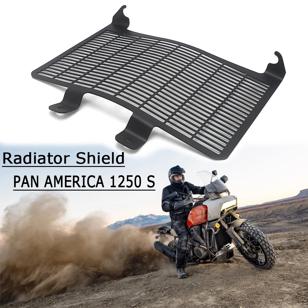 Motorcycle Radiator Guard Aluminum Radiator Protector Cover Water Tank Shield FOR PAN AMERICA 1250 S PA1250 S 2021 2020