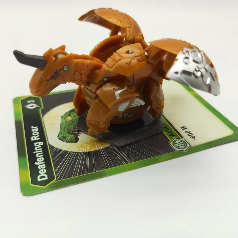 Bakuganes, Trox, 5.08 cm high collectible dolls and trading cards, suitable for children 6 years old and above