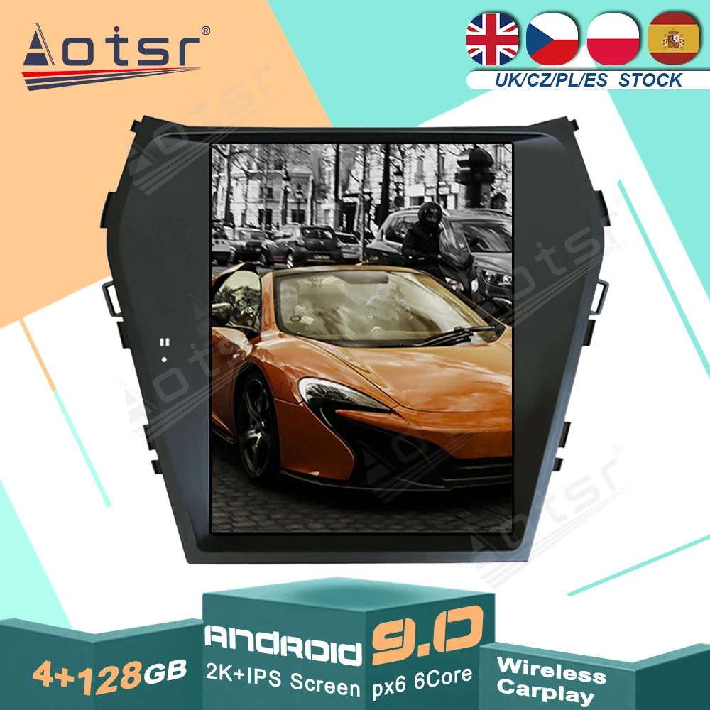 

Автомагнитола на Android 9 для Hyundai Santa Fe IX45 2013-2018 с радио, GPS-навигацией, мультимедийным проигрывателем, 2Din, Авторадио, стерео, головное устройство, экран