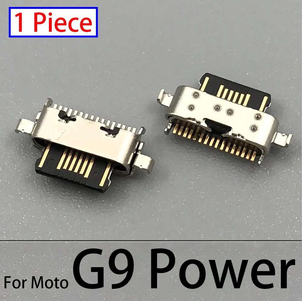 50Pcs Micro USB Connector Charging Port Jack Plug Dock For Motorola Moto G5 G5s G6 G7 G8 G9 Plus Play Power Lite Repair Parts