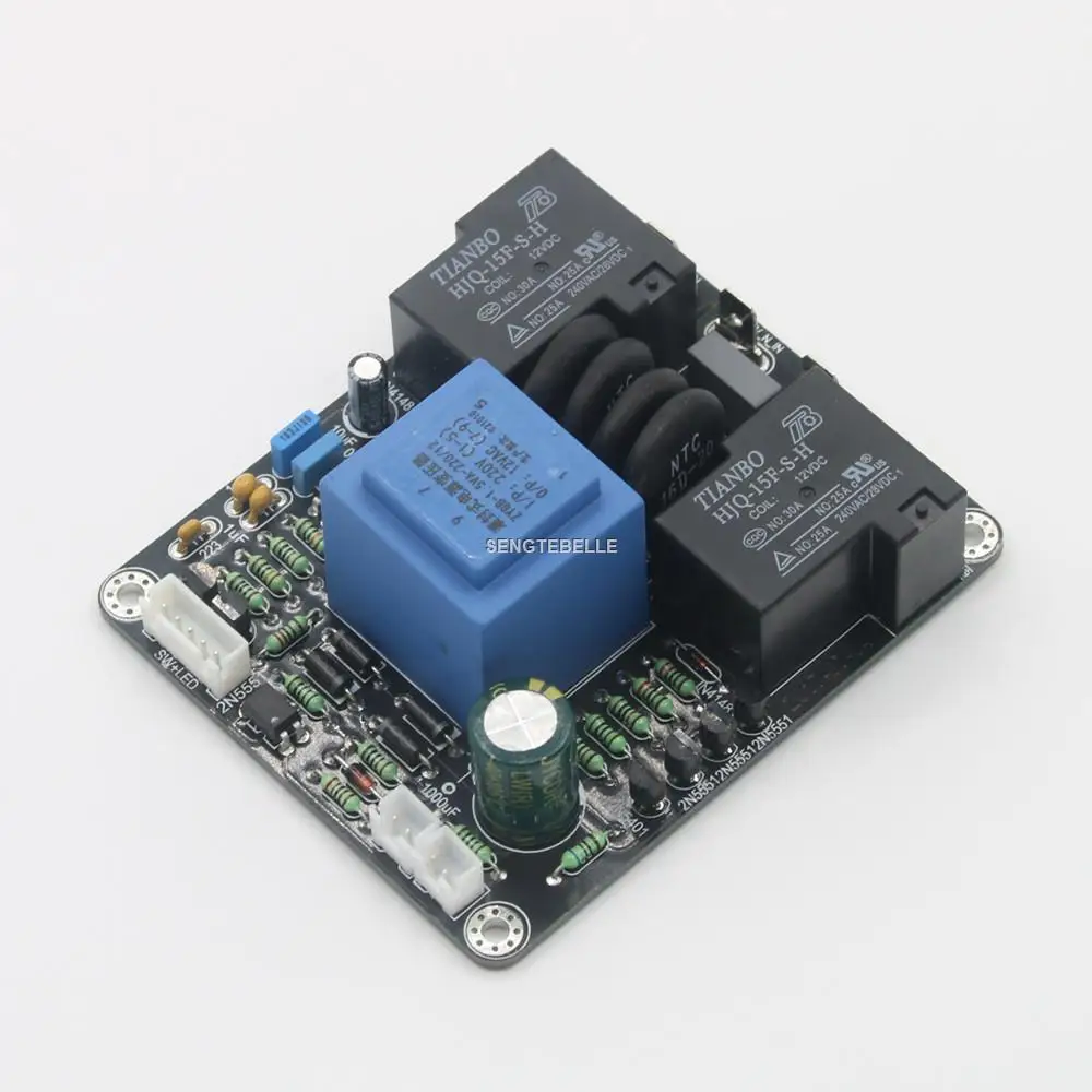 

Assembly Class A amplifier power supply delay board soft start temperature protection