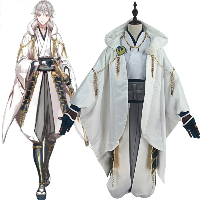 Hot Game Touken Ranbu Tsurumaru Kuninaga Cosplay Costume Set Halloween Christmas Costumes for Adults Deguisement for Carnaval