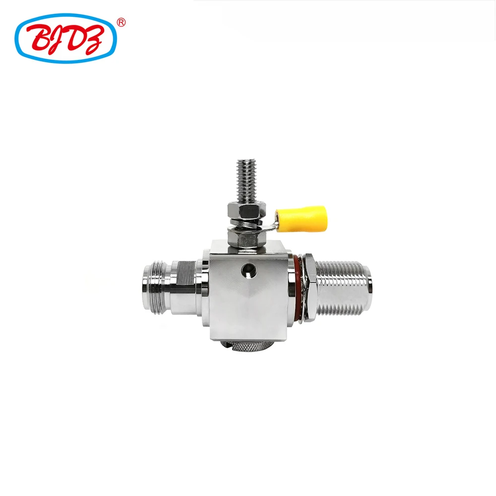 

Free shipping 1 PC 0-3Ghz N Male/Plug to N Female/Jack Bulkhead RF Surge Arrester