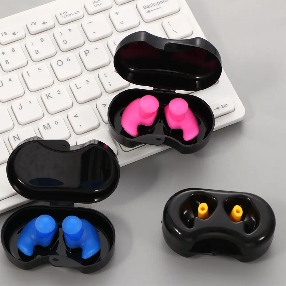 Soft Silicone Ear Plugs Ear Protection Reusable Professional Music Earplugs Noise Reduction For Sleep