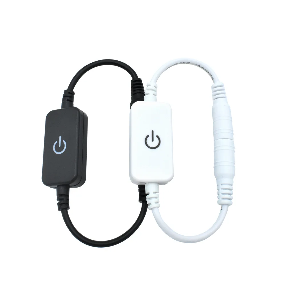 DC 12V-24V Touch Switch For LED Strip Light Touch Dimmer LED Tape Switch For Connecting Single Color LED Strip