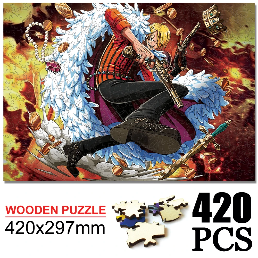 

Anime Wooden Puzzles Cartoon Puzzles Toys Adults Jigsaw Puzzle Art Assembly Toys