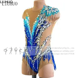 Ice Skating Dress Girls Women Rhythmic Gymnastics Leotards Competition Performance Dance Adult Dresses New Design Costumes