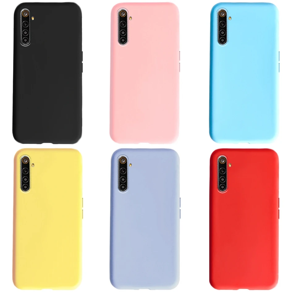 For OPPO Realme 6 Pro Case Liquid Silicone Matte Bumper Phone Back Case For OPPO Realme 6 Pro Case Realme6 Realme 6 Pro 6i Cover