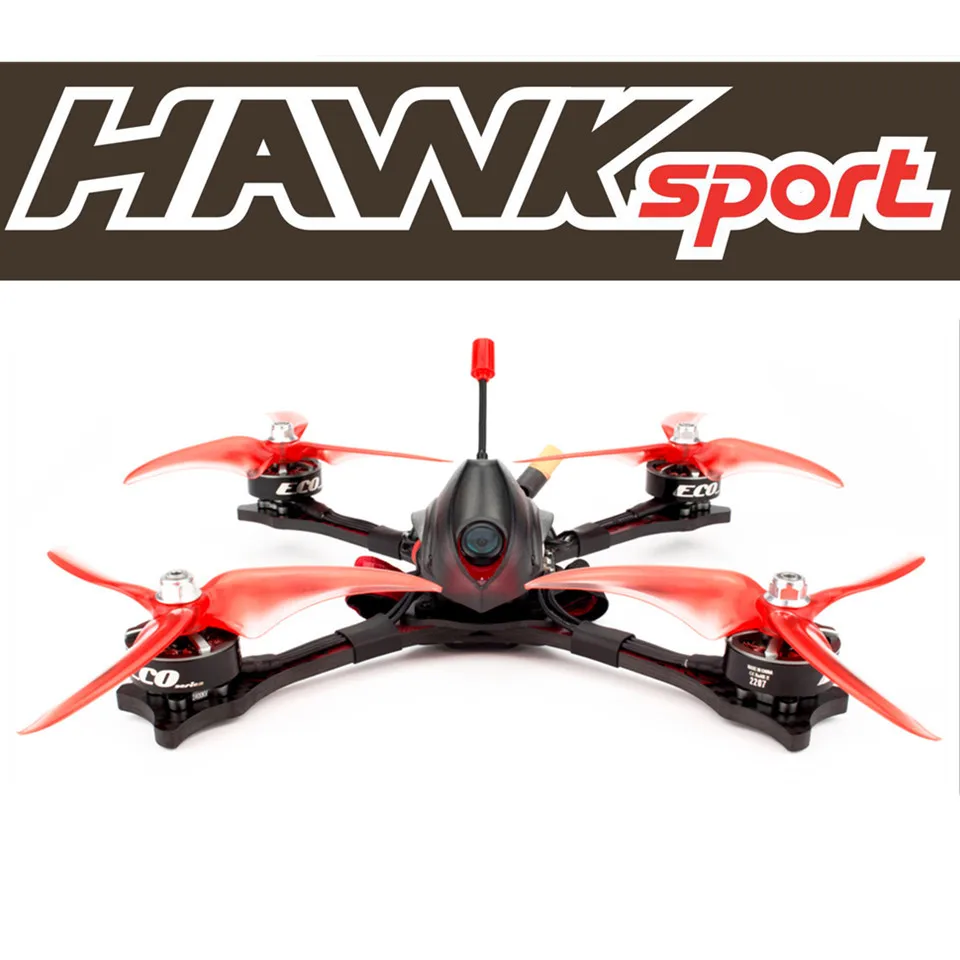 

EMAX Hawk Sport 5 FPV Drone F4 MATEKF405 Flight Controller ECO 2207 Motor 35A 4in1 ESC CADDX Micro F2 Camera PNP BNF Version