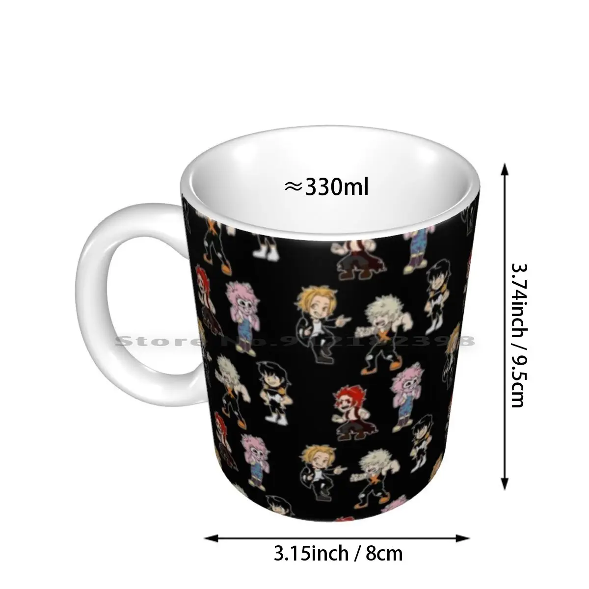 Bakusquad Ceramic Mugs Coffee Cups Milk Tea Mug Bnha Boku No Hero Academia Anime Mha Sero Hanta Kirishima Eijirou Bakugou