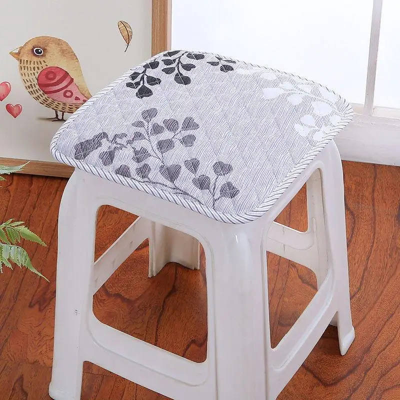 35 Square Chair Cushion 20 Colors quilted Soft Pad Breathable Bind Seat Cushion  Size 30*30cm Quilted Thicken Chair Cushion