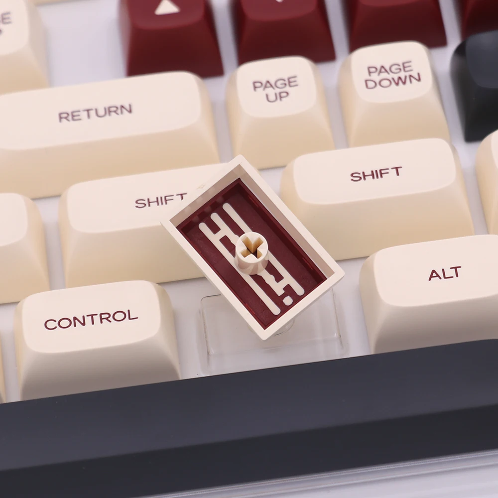 كاي برو لاس فيغاس خطوط تصعيد الصبغ الحراري PBT Keycap GKA الشخصي للوحة المفاتيح الميكانيكية السلكية USB 186 أغطية مفاتيح