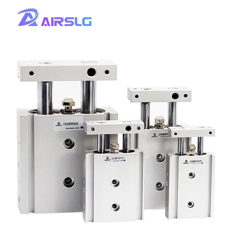 

Mask machine pneumatic CXSM6 CXSM6-10 CXSM6-20 CXSM6-30 CXSM6-40 -50 Dual Rod Cylinder Slide bearing air pneumatic cylinder