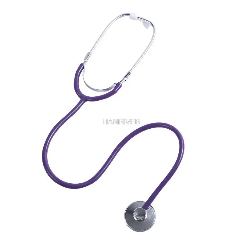 1PC Stethoscope Aid Single Side EMT Clinical Stethoscope Portable Medical Auscultation Stethoscope Equipment Medical Tool