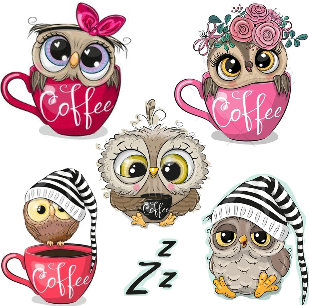 

Coffee Owl Transparent Silicone Stamp And Metal Die/Seal For DIY Scrapbooking/photo Album Decorative Clear Stamp Lace