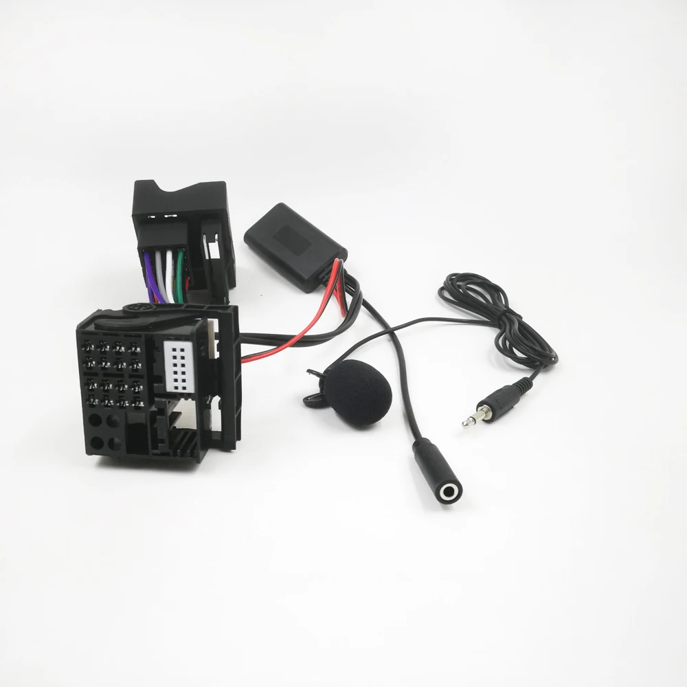 Biurlink Dla Peugeot 207 307 407 308 Dla Citroen C2 C3 RD4 12Pin Moduł Bluetooth Bezprzewodowe Radio Stereo AUX-IN Adapter Audio