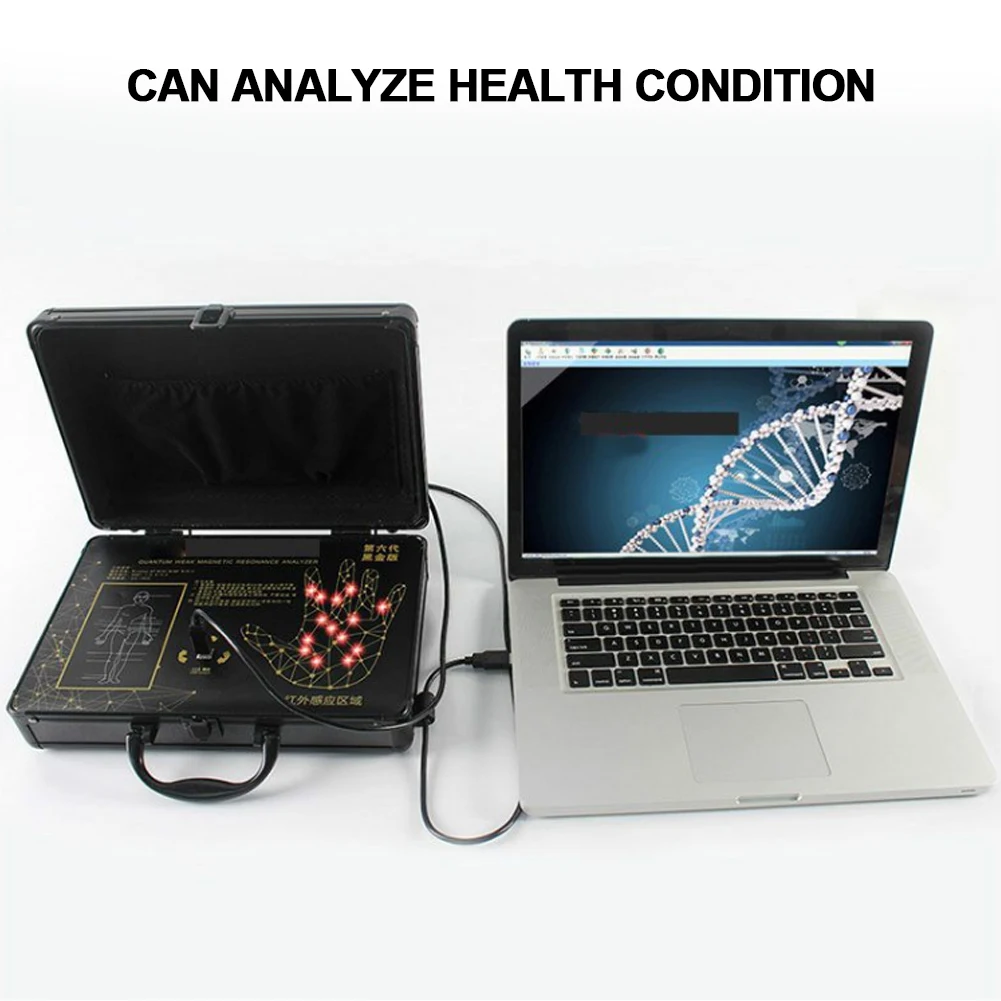 Professional Sub-Health Detector Microelement Analyzer Health Care Instrument with USB Cable Strict Health Statistics Processing