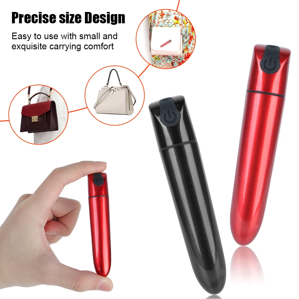 9cm Powerful Bullet Vibrators For Women Clitoris Vaginal Nipple Stimulator Anal Plug Female Masturbator Sex Toys Erotic Products images - 6